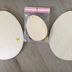 DIY Egg Cutouts and Banner set